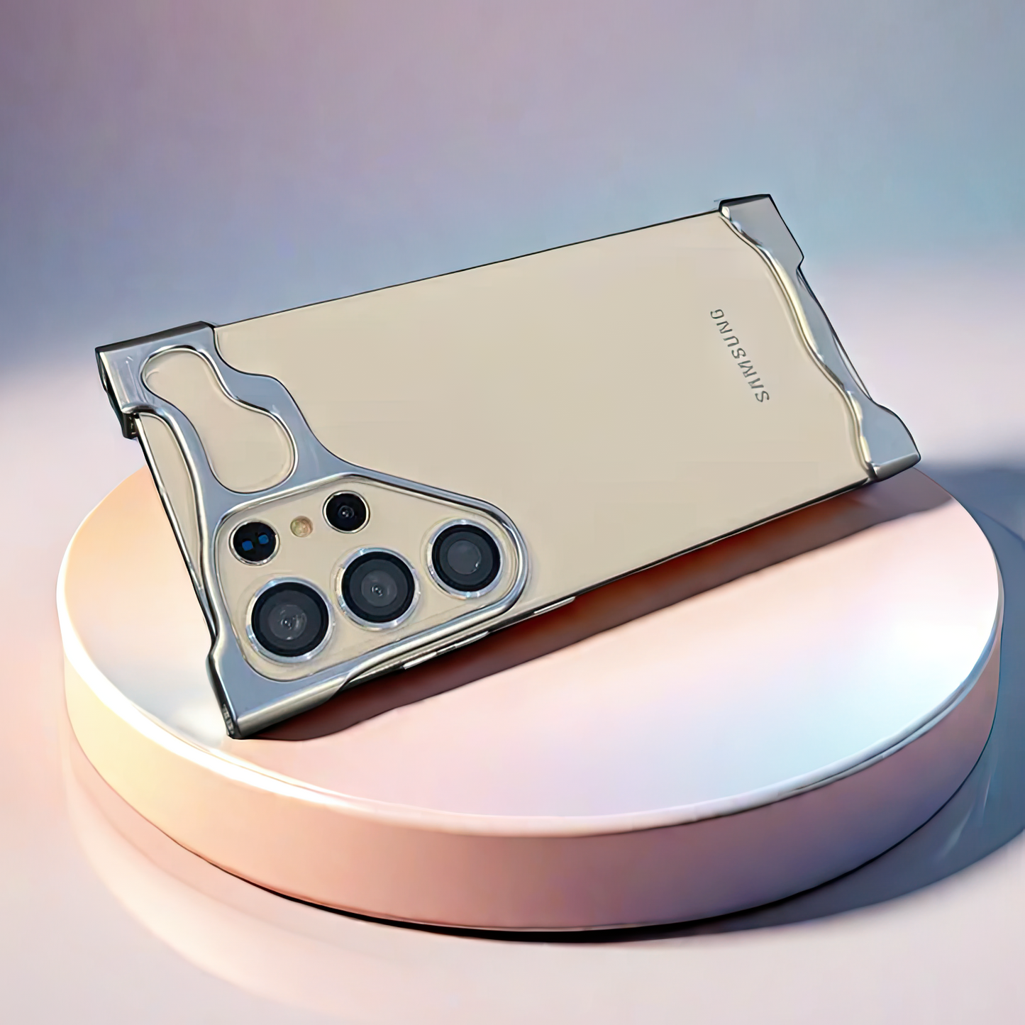 Protège Galaxy S25 Ultra luxe et unique fait en aluminum avec protection des caméras incluse / حماية Galaxy S25 Ultra فاخرة فريدة من نوعها و مع حماية لزجاج الكاميرات