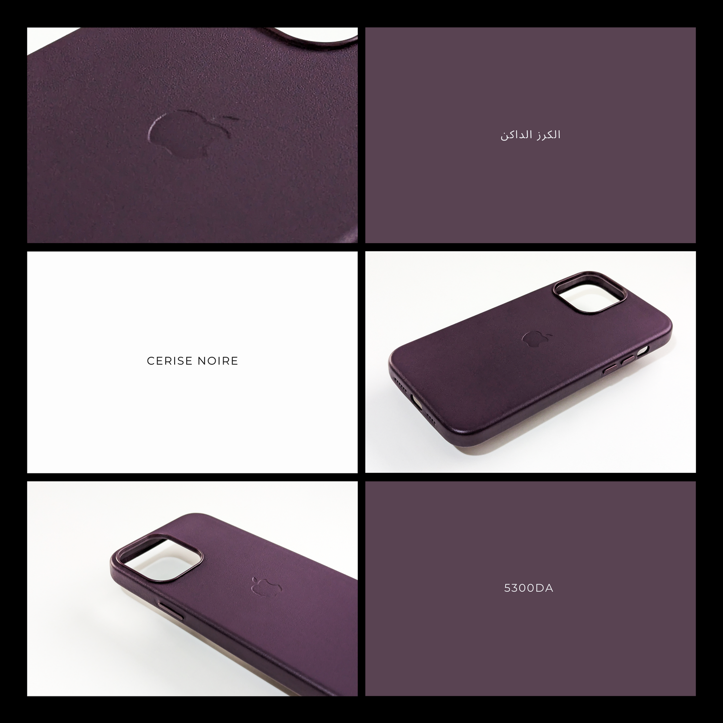 Coque Cuir Apple Magsafe 13 Pro Max / غطاء جلد آبل ماڨسيف ١٣ برو ماكس
