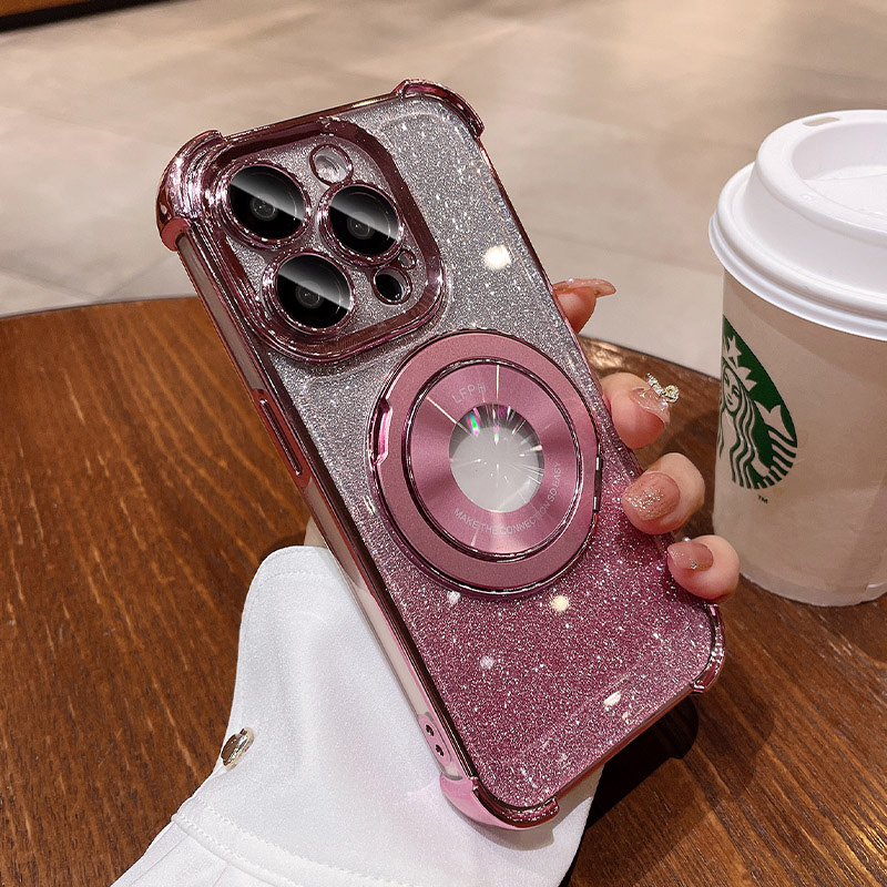 Coque 16 pro max avec support 360° et protection de caméra intégrée / غطاء لآيفون 16 برو ماكس مع حامل 360° وحماية مدمجة للكاميرا