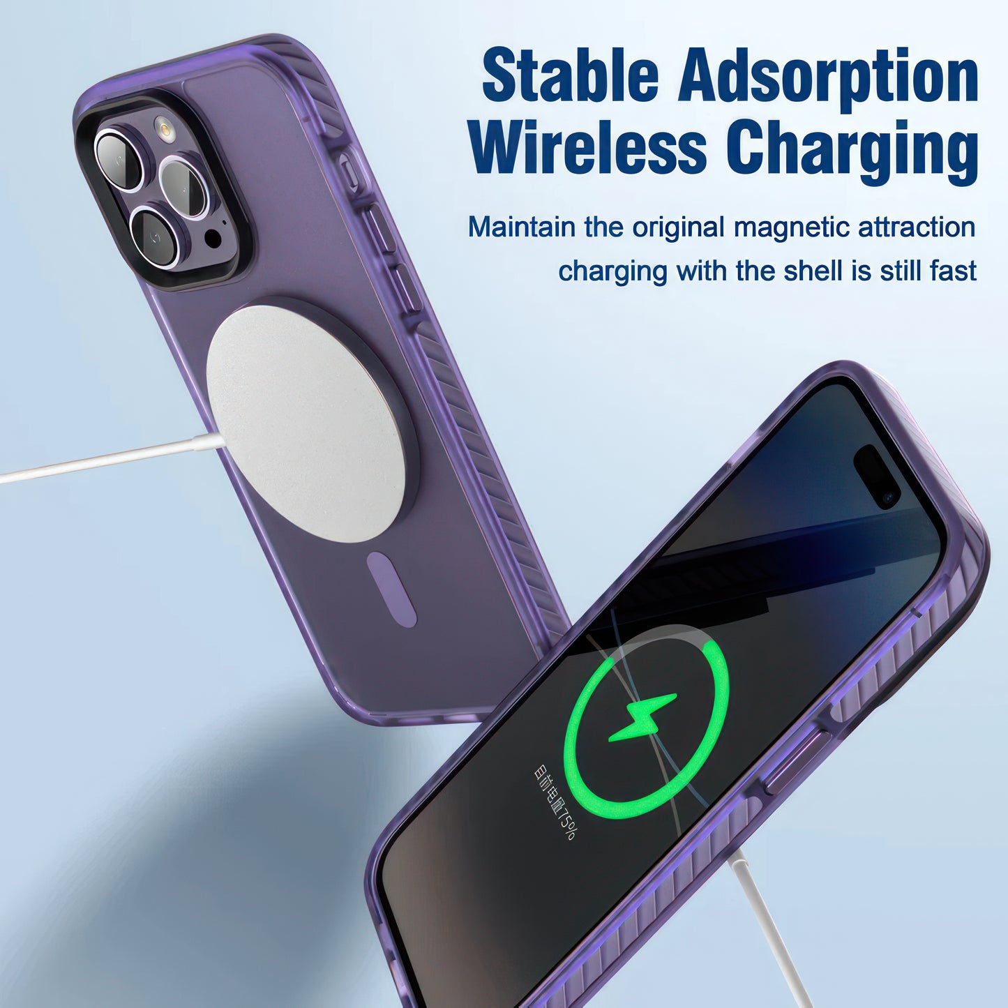 Coque 14 pro max toucher très doux et protections des bords renforcées  /  حماية ل 14 برو ماكس بملمس ناعم جداً و حماية معززة للحواف