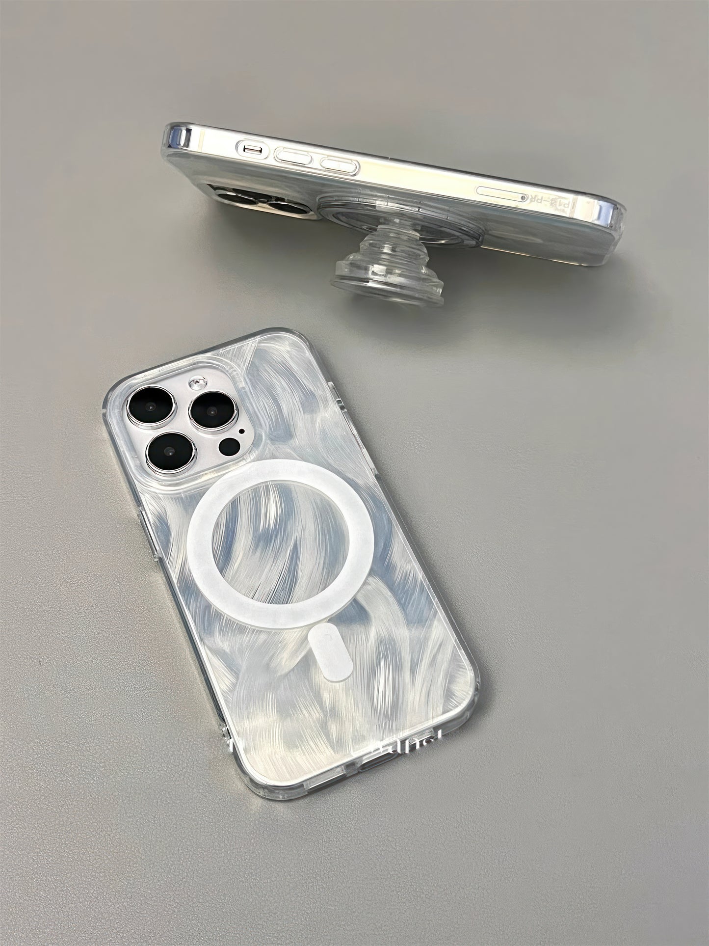 Protège iPhone 15 pro max avec support pop-up magsafe