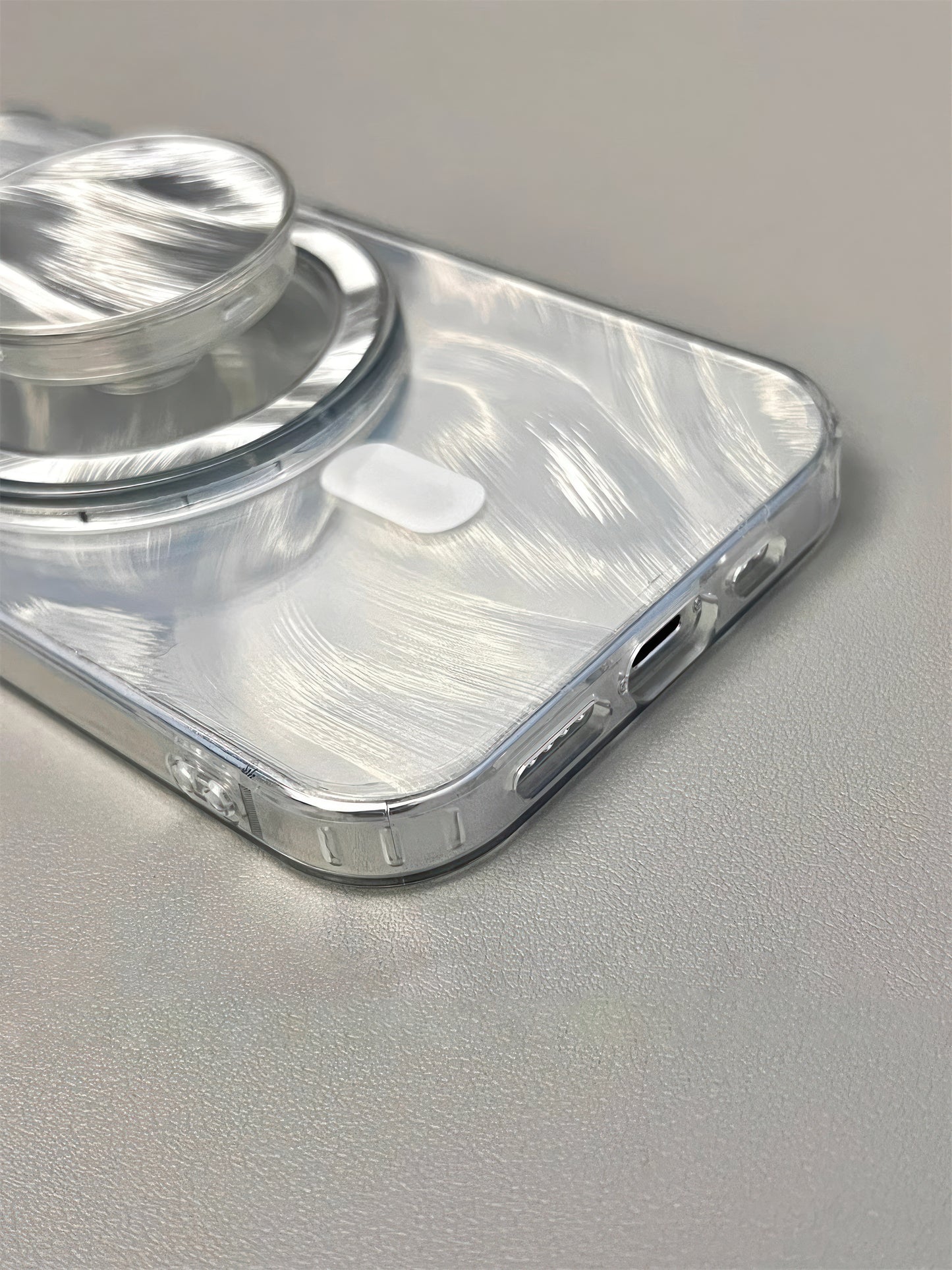 Protège iPhone 15 pro max avec support pop-up magsafe