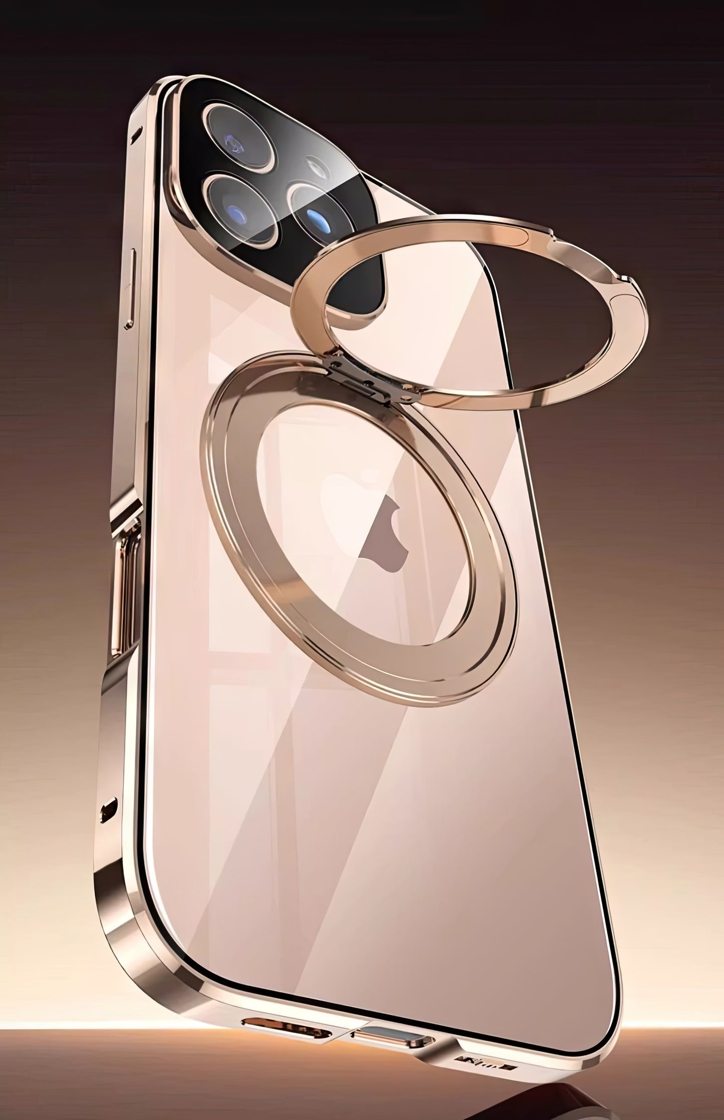 Coque 16 pro max double face métallique protection 360° avec filtre fumée / غطاء 16 برو ماكس من الخلف و الامام معدني 360° درجة مع فيلتر حماية الخصوصية