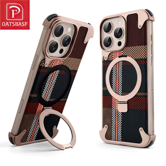 Coque 16 pro max en Kevlar et Métal حماية 16 برو ماكس فاخرة من كيفلر و المعدن