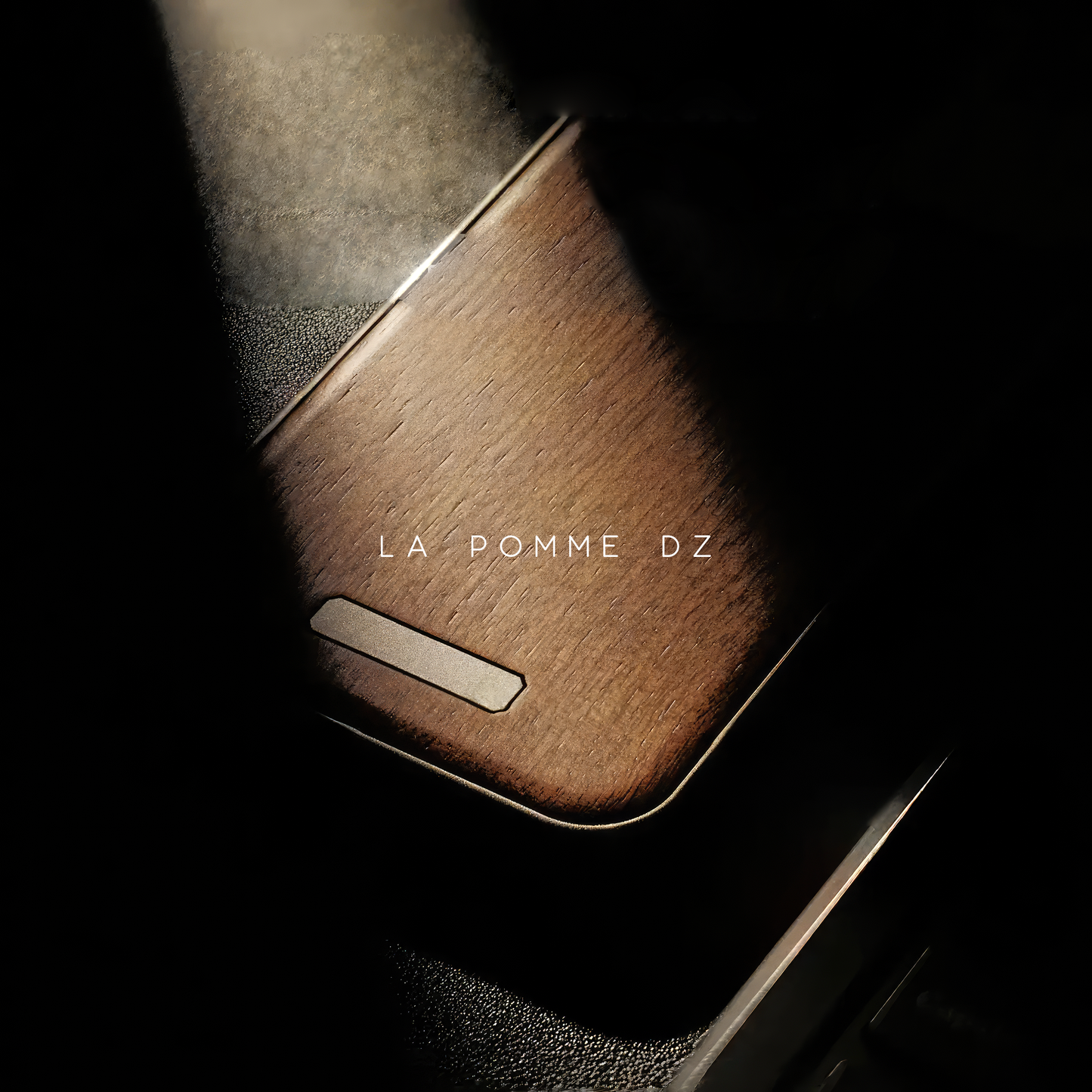 Coque 15 pro max magsafe en métal et bois luxe / حماية 15 برو ماكس ماڨسيف فاخرة من المعدن و الخشب