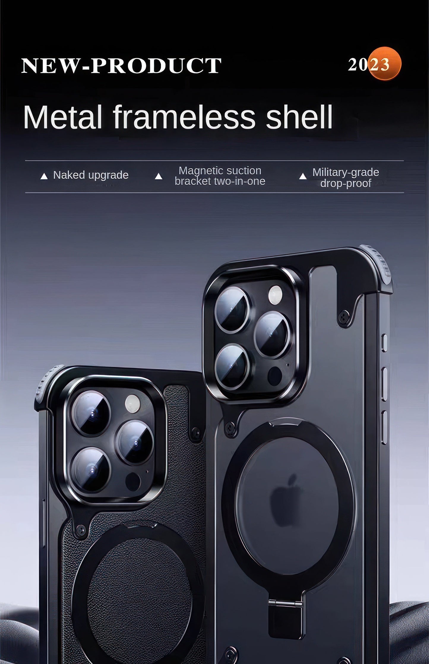 Coque 15/14 pro max métal luxe / حماية 14/15 برو ماكس فاخرة من المعدن