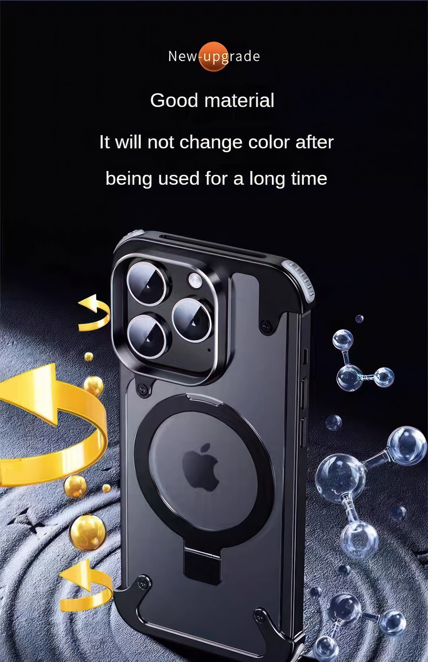 Coque 15/14 pro max métal luxe / حماية 14/15 برو ماكس فاخرة من المعدن