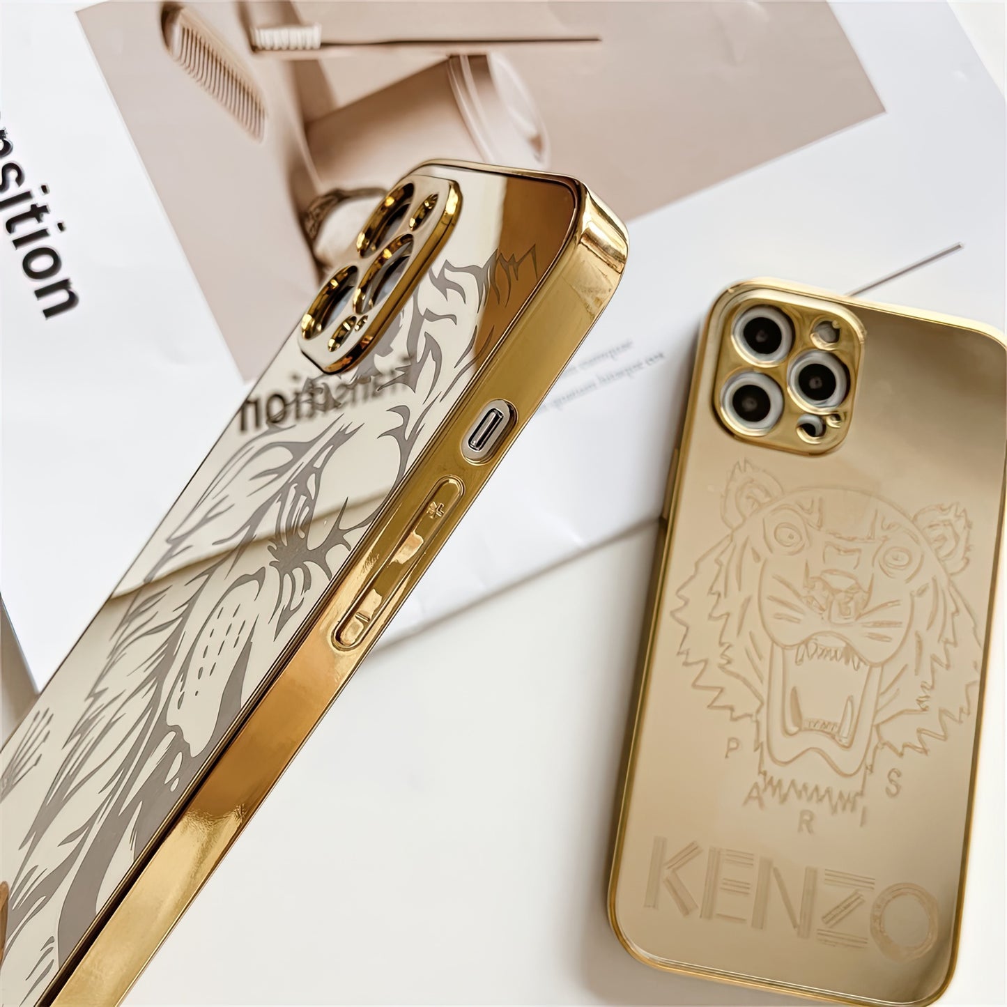 iPhone 16 Pro Max Gold Case