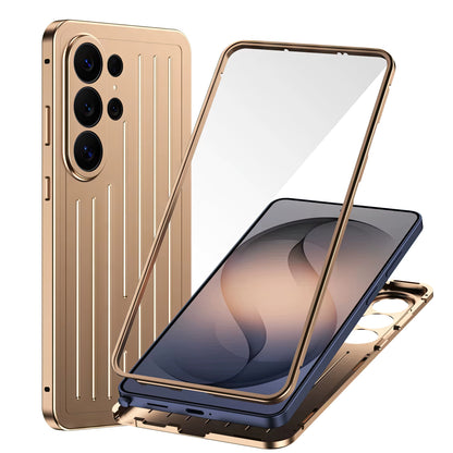 Coque S26 Ultra double face métallique protection 360°  / S26 Ultra حماية معدنية 360° درجة