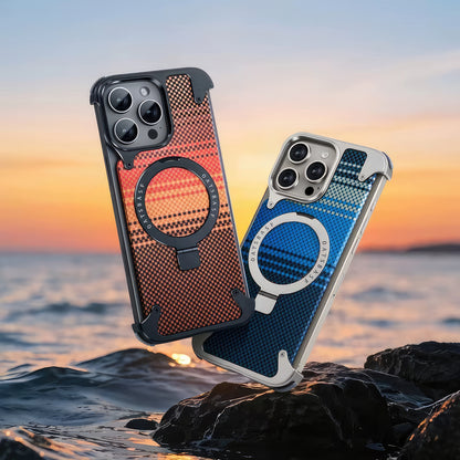 Coque 16 pro max en Kevlar et Métal حماية 16 برو ماكس فاخرة من كيفلر و المعدن