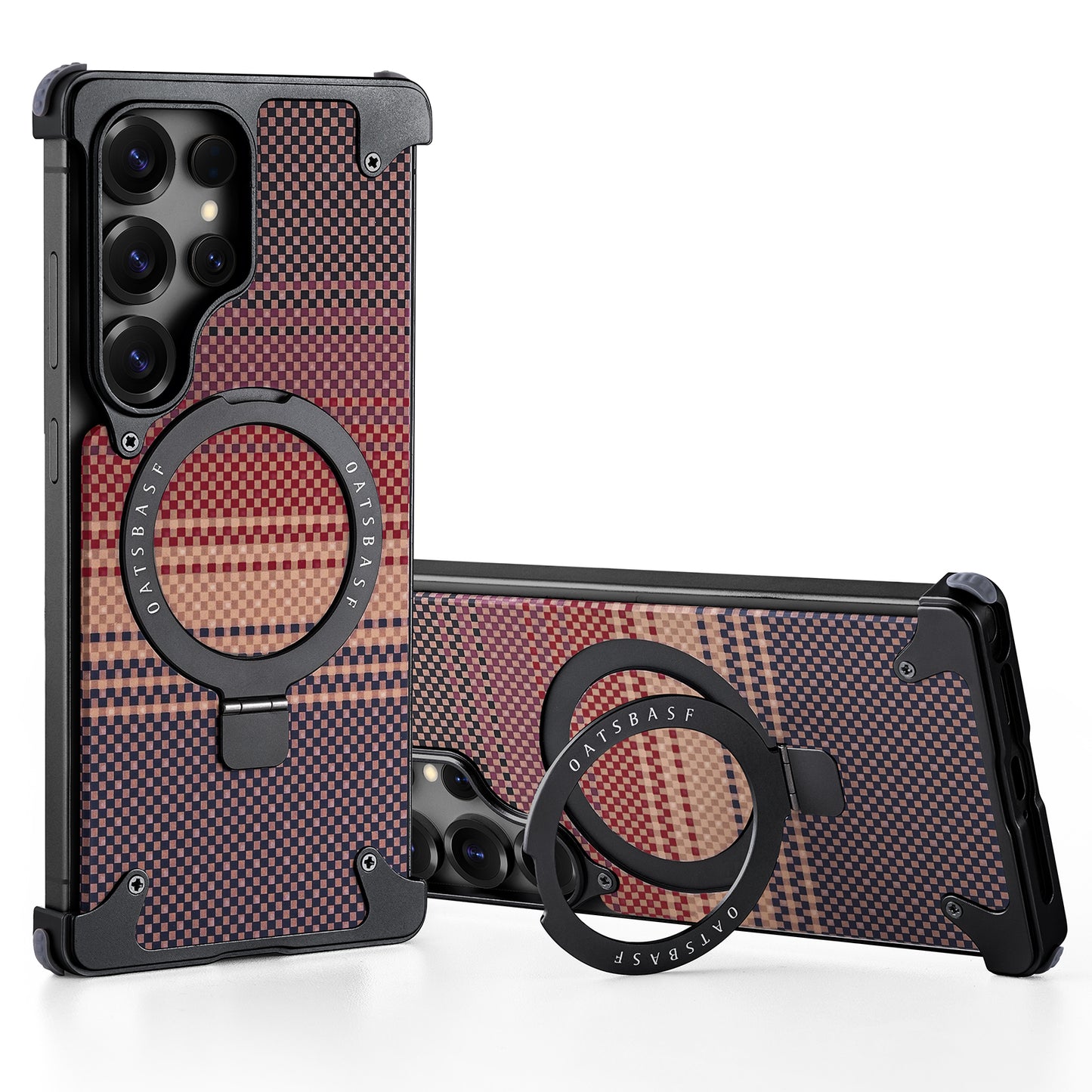 Coque S25 Ultra en Kevlar et Métal حماية فاخرة من كيفلر و المعدن