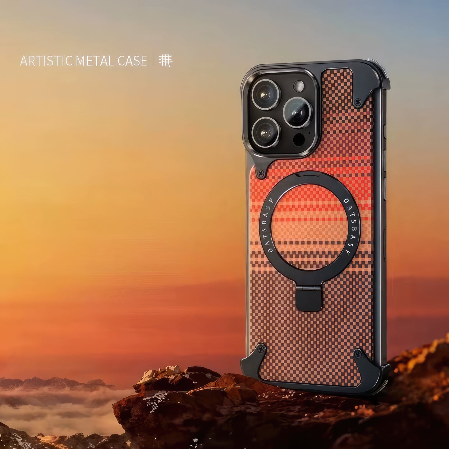 Coque 16 pro max en Kevlar et Métal حماية 16 برو ماكس فاخرة من كيفلر و المعدن