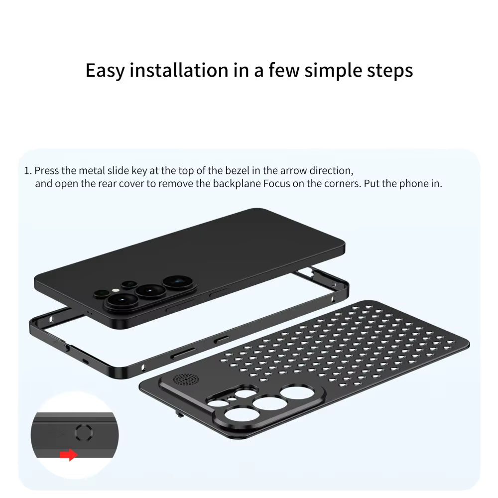 S26 Ultra Case Sport Metal Mac