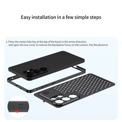 S26 Ultra Case Sport Metal Mac