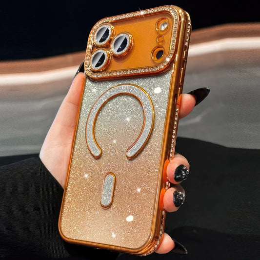 Pochette Brillante iPhone 17 pro max magsafe avec protection de caméra intégrée / كيس لامعة لآيفون 17 برو ماكس  مع تقنية ماڨسيف وحماية مدمجة للكاميرا 2