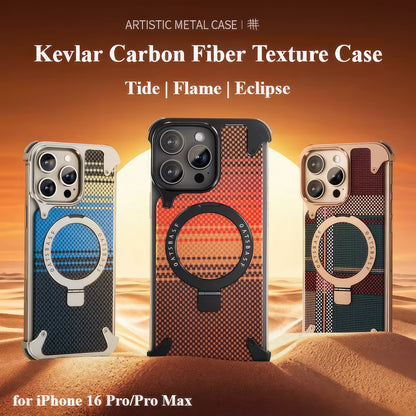 Coque 16 pro max en Kevlar et Métal حماية 16 برو ماكس فاخرة من كيفلر و المعدن