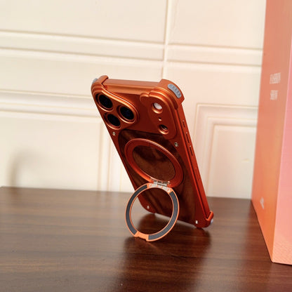 Coque 17 pro max en Bois Massif et Métal حماية 17 برو ماكس فاخرة من الخشب و المعدن