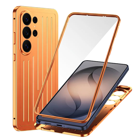 Coque S26 Ultra double face métallique protection 360°  / S26 Ultra حماية معدنية 360° درجة