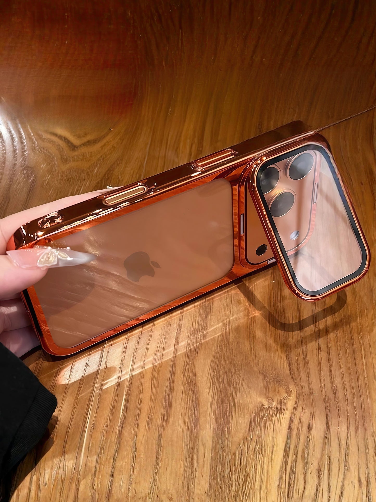 Protège iPhone 17 pro max avec protection de caméra ouvrable / حماية 17 برو ماكس  مزودة بحماية للكاميرا قابلة للفتح