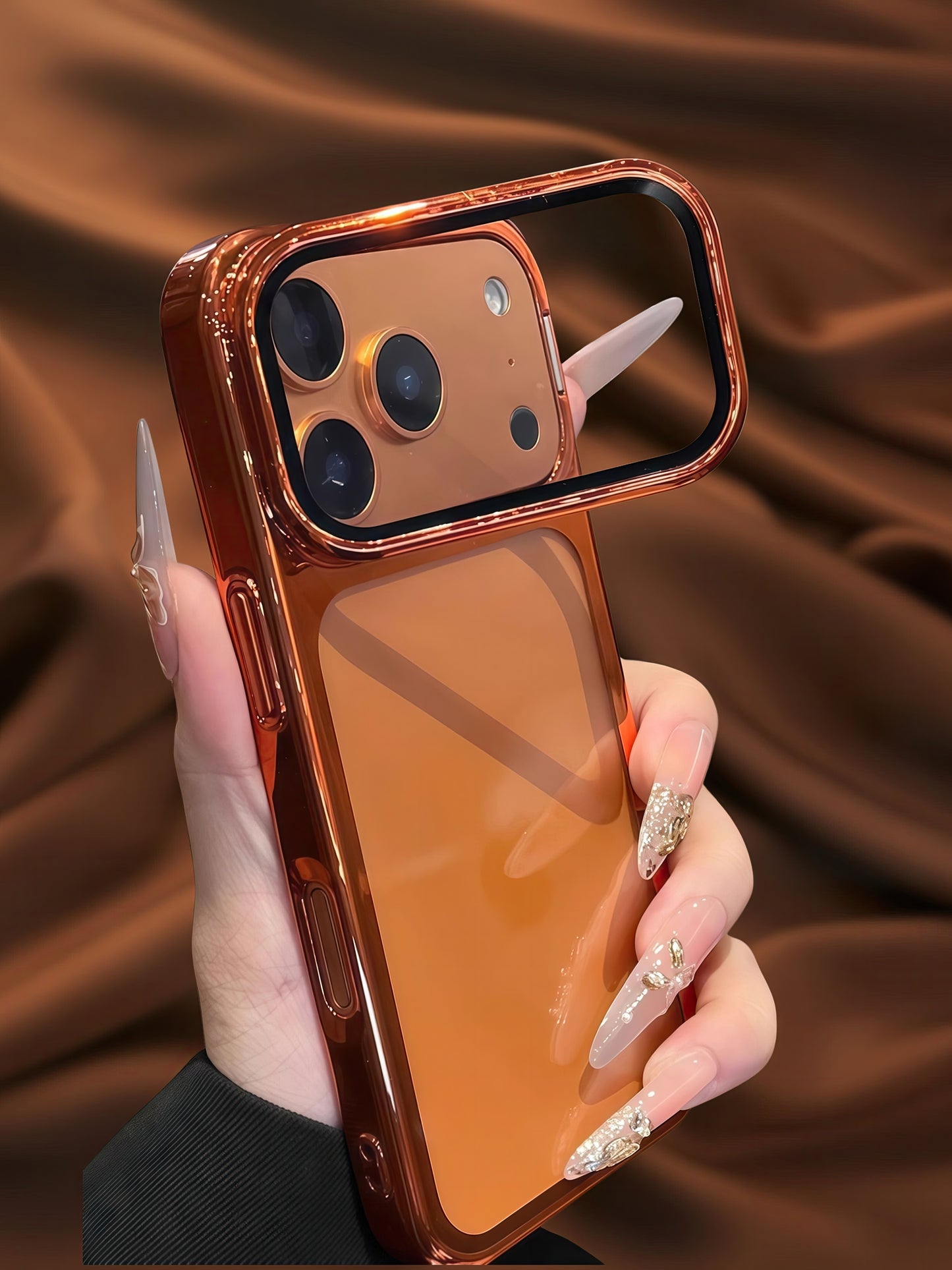 Protège iPhone 17 pro max avec protection de caméra ouvrable / حماية 17 برو ماكس  مزودة بحماية للكاميرا قابلة للفتح