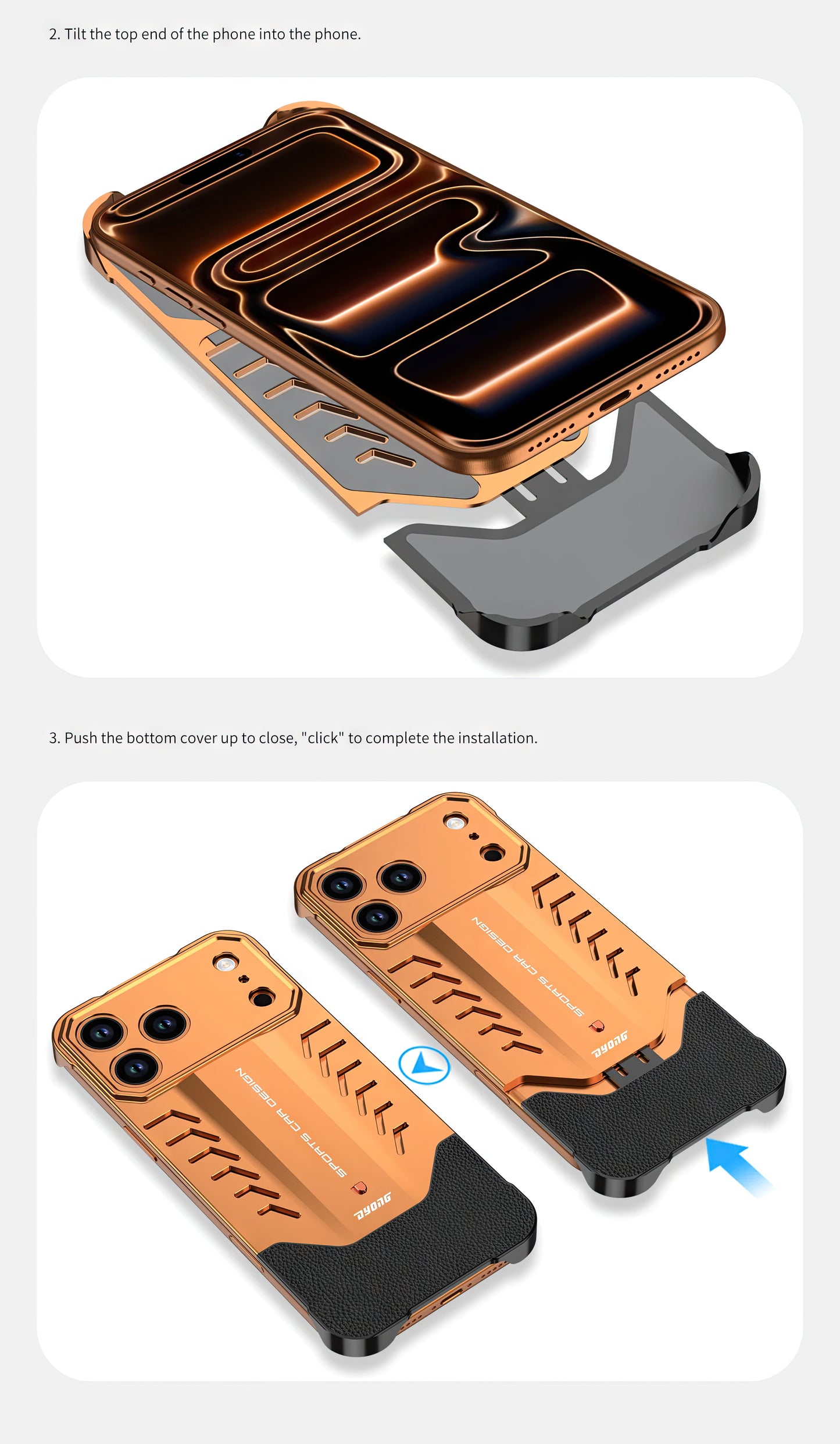 17 Pro Max Case Sport Metal