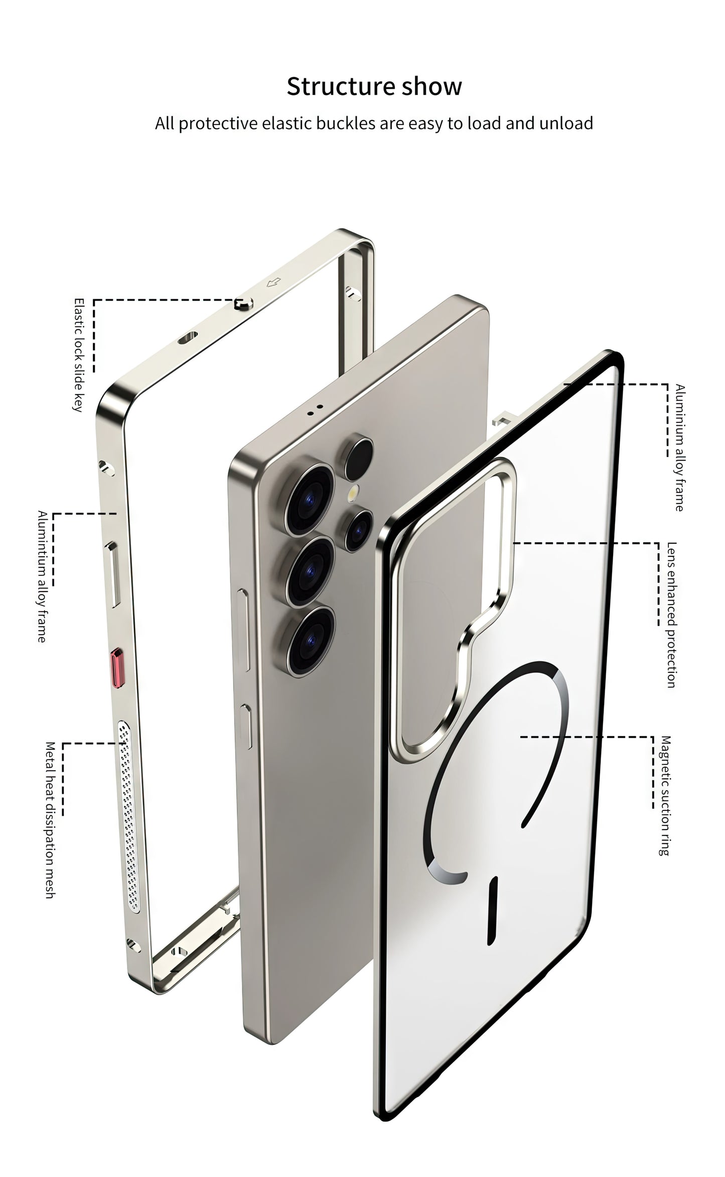 S26 ULTRA ALUMINIUM FRAME CASE