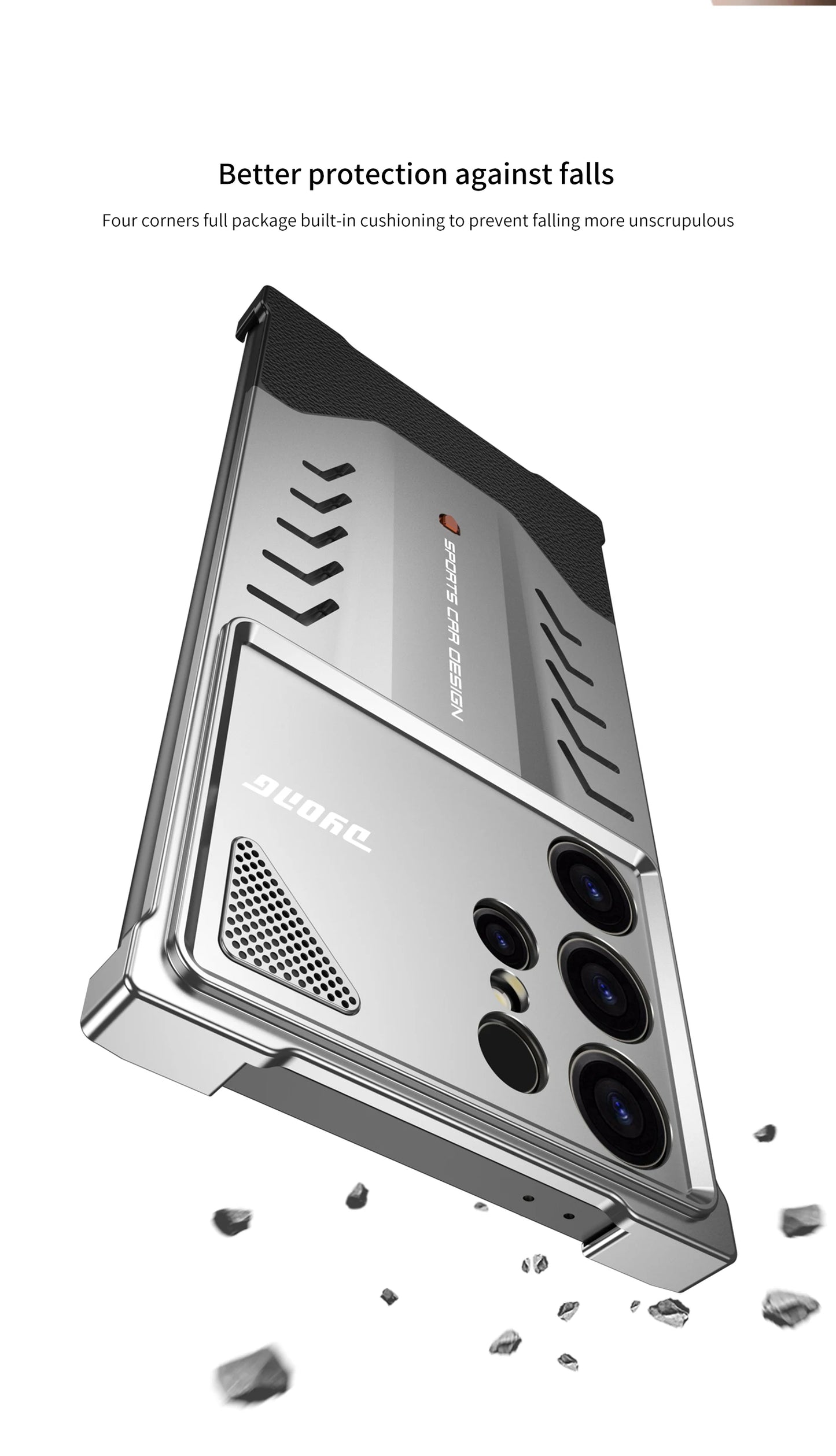 S25 Ultra Case Sport Metal