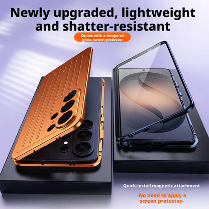 Coque S26 Ultra double face métallique protection 360°  / S26 Ultra حماية معدنية 360° درجة