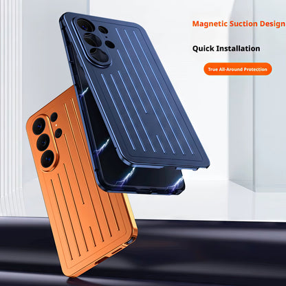 Coque S26 Ultra double face métallique protection 360°  / S26 Ultra حماية معدنية 360° درجة