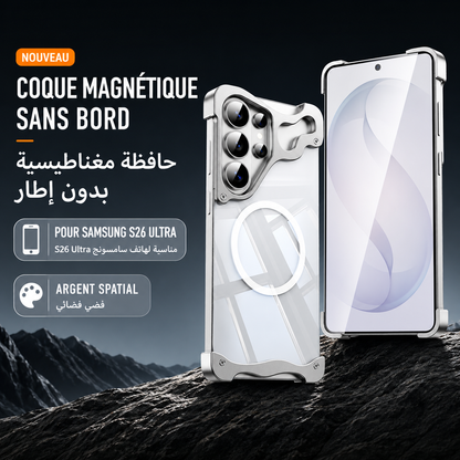 Protège Galaxy S26 Ultra Magsafe luxe et unique fait en aluminum / حماية ماجسيف Galaxy S26 Ultra فاخرة فريدة من نوعها