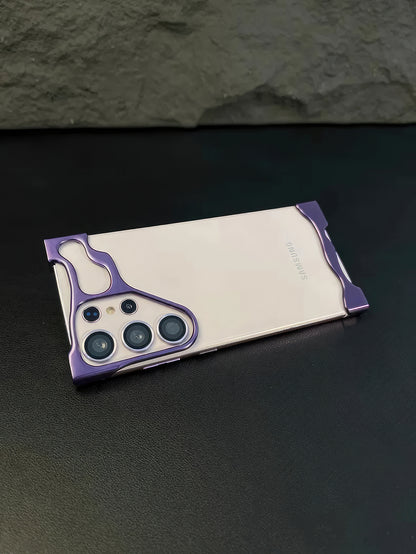 Protège Galaxy S26 Ultra luxe et unique fait en aluminum avec protection des caméras incluse / حماية Galaxy S26 Ultra فاخرة فريدة من نوعها و مع حماية لزجاج الكاميرات