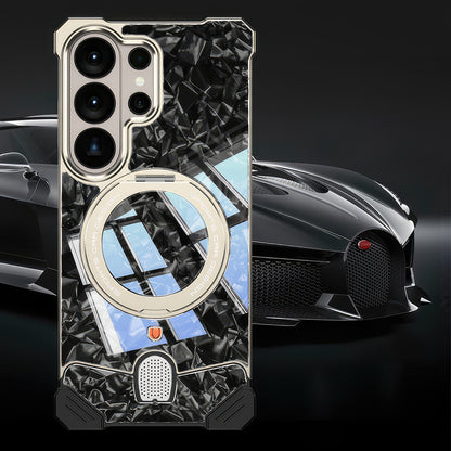 S26 Ultra Case Sport Metal Carbon Fiber