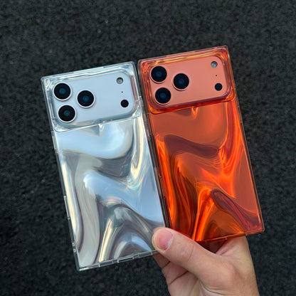 Pochette Carrée Liquid Glass 17 Pro Max / كيس 17 برو ماكس الزجاج السائل