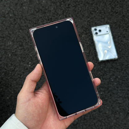 Pochette Carrée Liquid Glass 17 Pro Max / كيس 17 برو ماكس الزجاج السائل