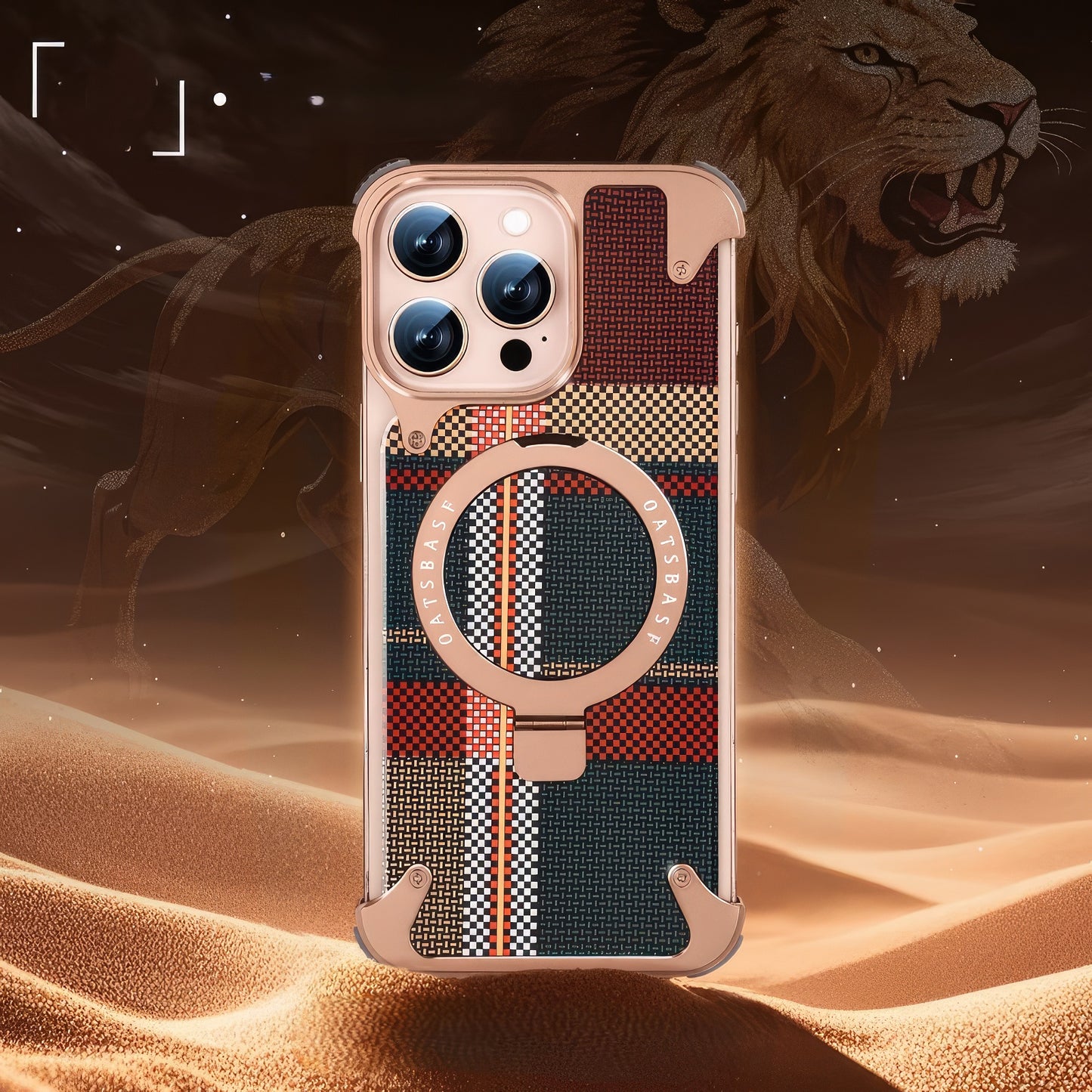 Coque 16 pro max en Kevlar et Métal حماية 16 برو ماكس فاخرة من كيفلر و المعدن