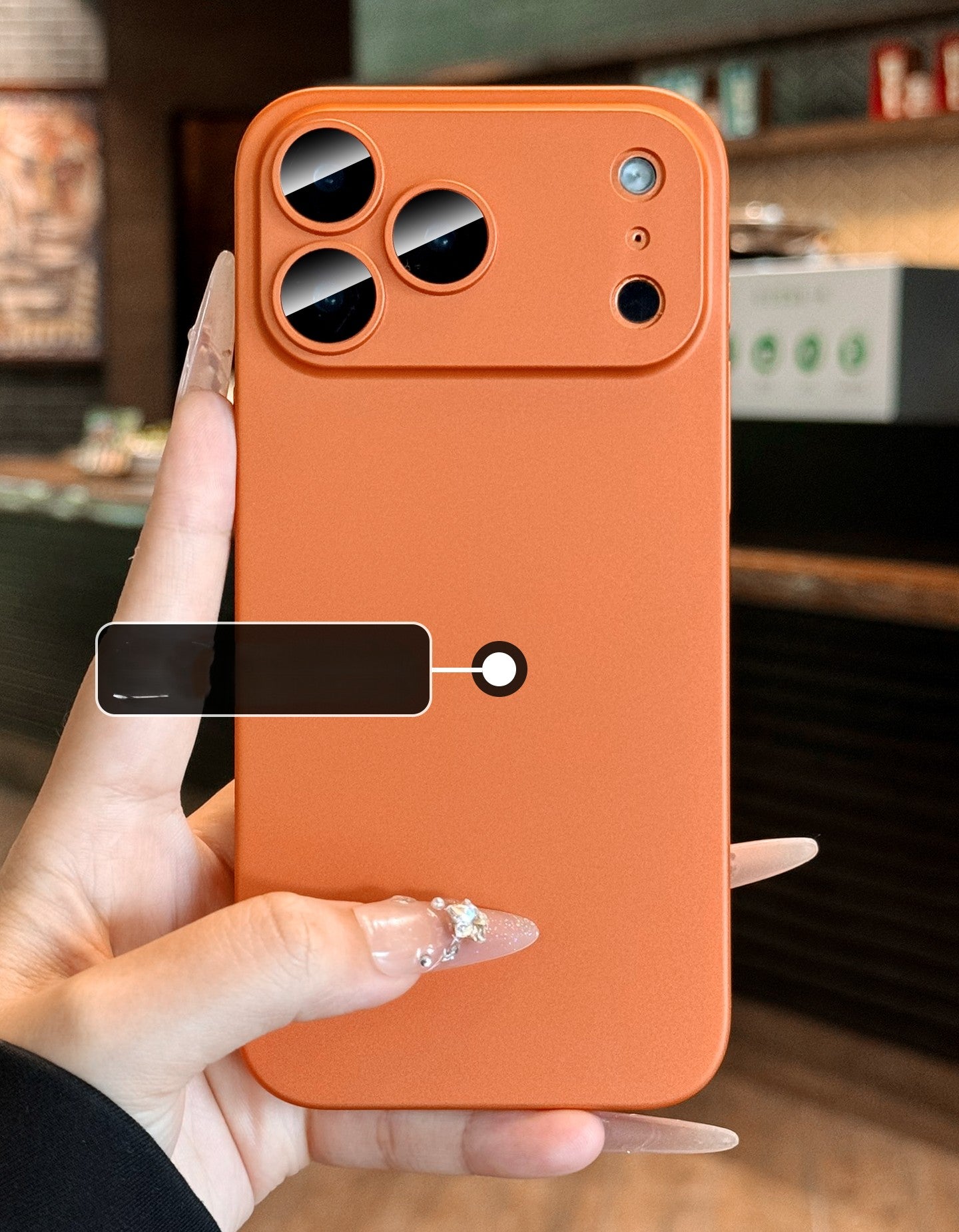 Pochette iPhone 17 pro max Minimaliste avec logo apple et protection de caméra intégrée / كيس لآيفون 17 برو ماكس مينيماليست مع شعار أبل و حماية مدمجة للكاميرا