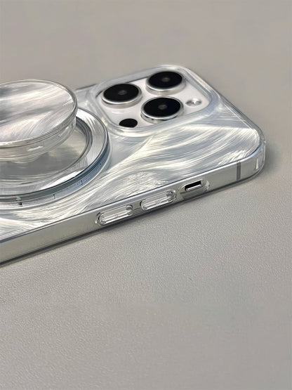 Protège iPhone 15 pro max avec support pop-up magsafe
