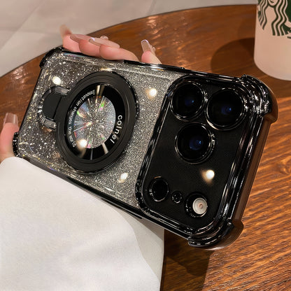 Coque 17 pro max avec support et protection de caméra intégrée /  غطاء لآيفون 17 برو ماكس مع حامل وحماية مدمجة للكاميرا