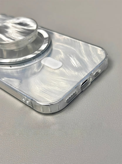 Protège iPhone 15 pro max avec support pop-up magsafe