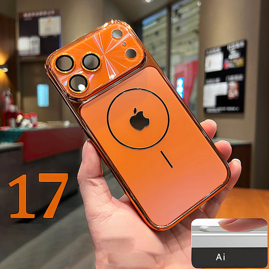 Pochette iPhone 17 pro max magsafe avec logo apple et protection de caméra intégrée / كيس لآيفون 17 برو ماكس شعار أبل مع تقنية ماڨسيف وحماية مدمجة للكاميرا