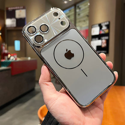 Pochette iPhone 17 pro max magsafe avec logo apple et protection de caméra intégrée / كيس لآيفون 17 برو ماكس شعار أبل مع تقنية ماڨسيف وحماية مدمجة للكاميرا