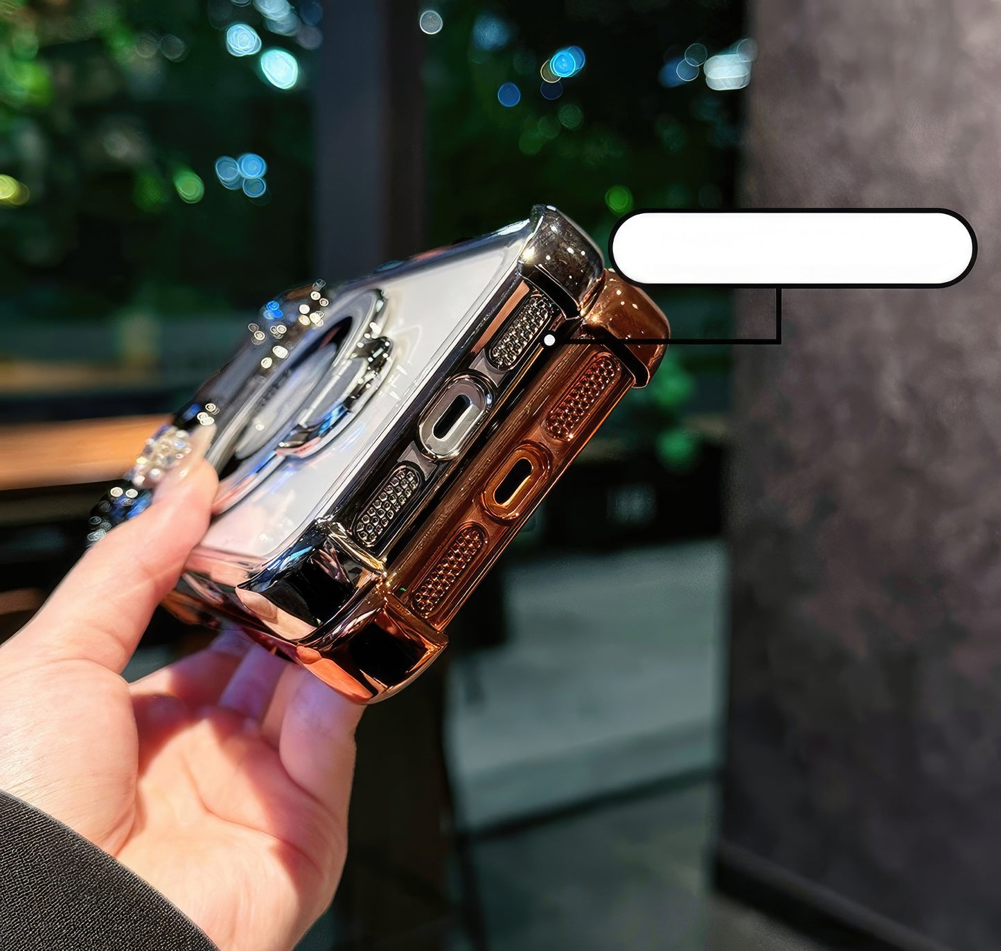 Coque 17 pro max avec support et protection de caméra intégrée /  غطاء لآيفون 17 برو ماكس مع حامل وحماية مدمجة للكاميرا