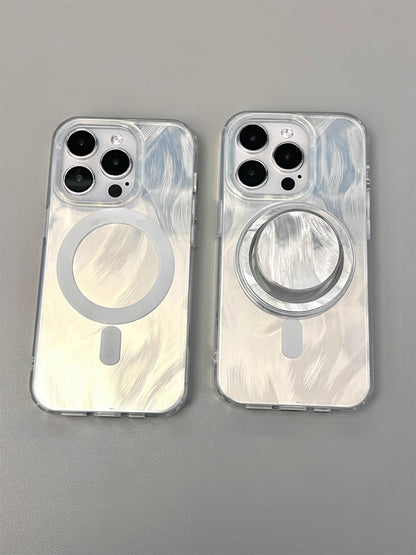 Protège iPhone 15 pro max avec support pop-up magsafe