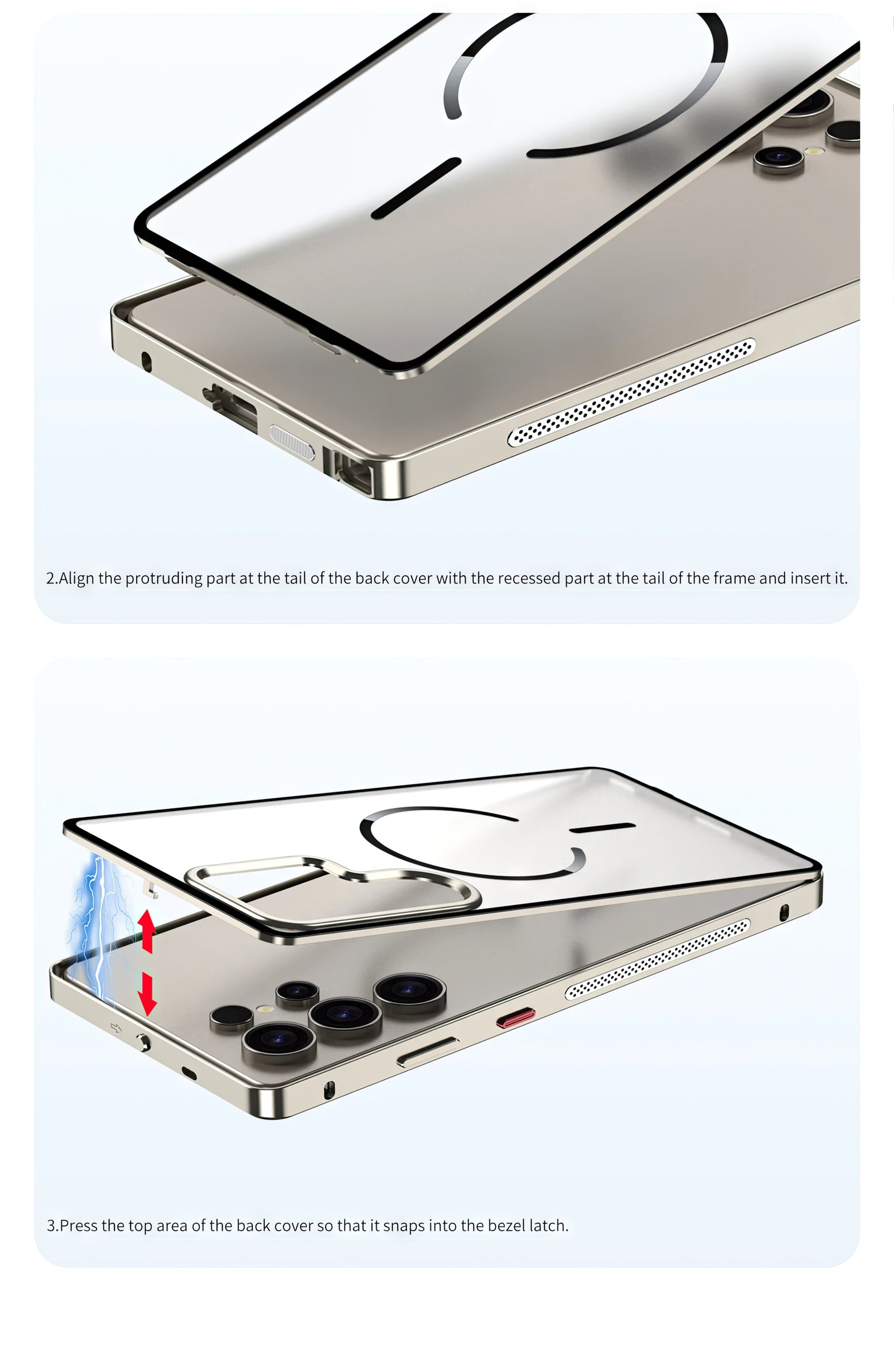 S26 ULTRA ALUMINIUM FRAME CASE