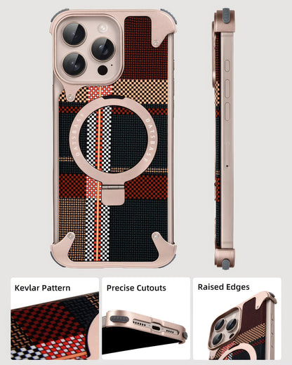 Coque 16 pro max en Kevlar et Métal حماية 16 برو ماكس فاخرة من كيفلر و المعدن