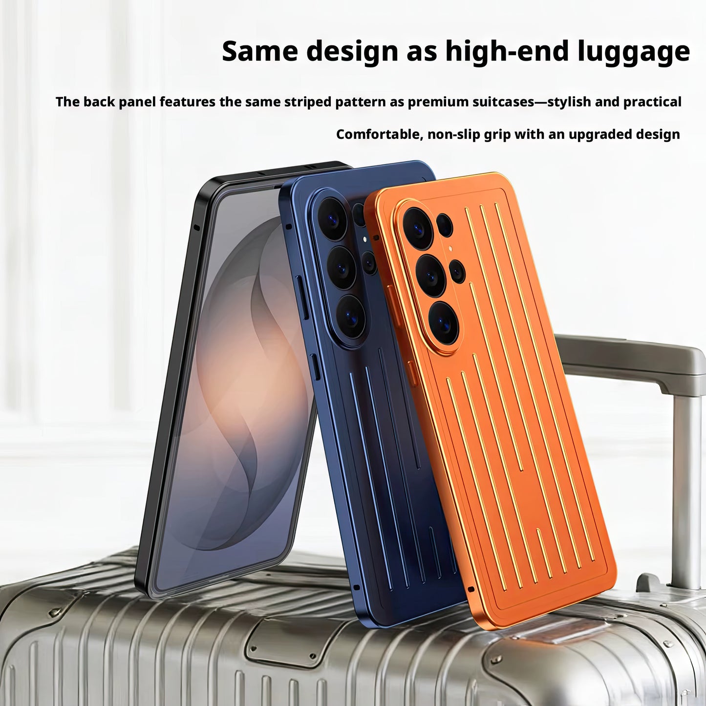 Coque S26 Ultra double face métallique protection 360°  / S26 Ultra حماية معدنية 360° درجة