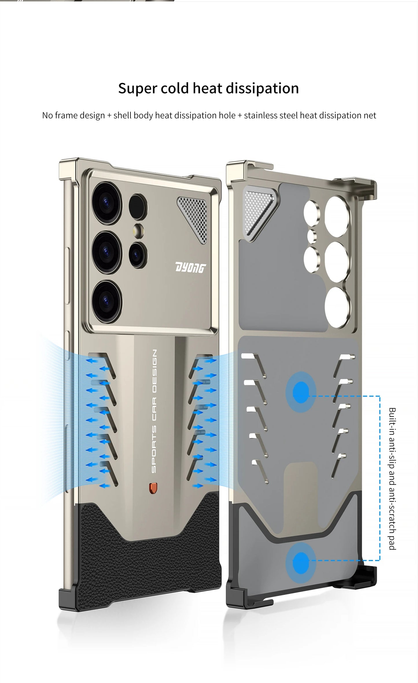 S25 Ultra Case Sport Metal