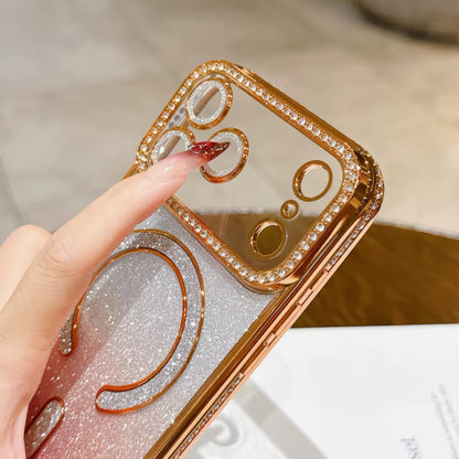 Pochette Brillante iPhone 17 pro max magsafe avec protection de caméra intégrée / كيس لامعة لآيفون 17 برو ماكس  مع تقنية ماڨسيف وحماية مدمجة للكاميرا 2