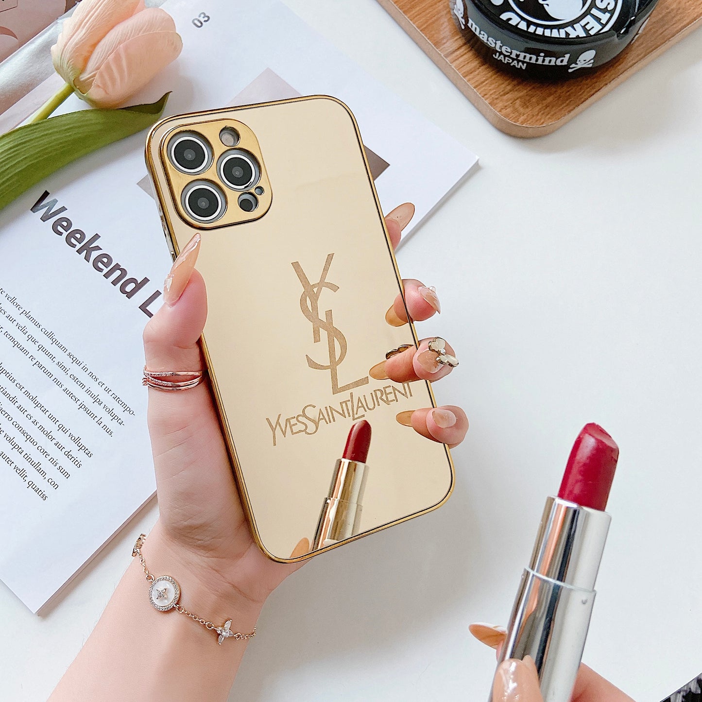 iPhone 16 Pro Max Gold Case