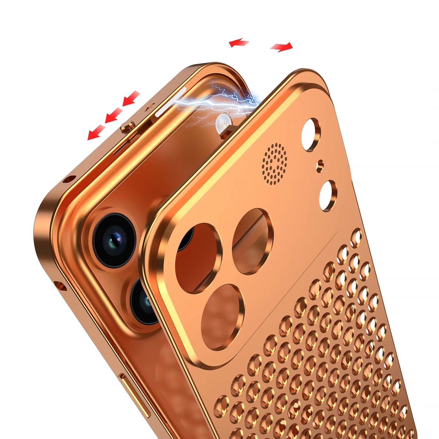 17 Pro Max Case Sport Metal Mac